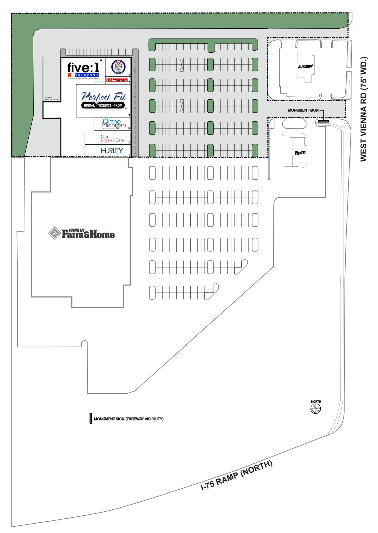 Vienna Pointe Plaza site plan
