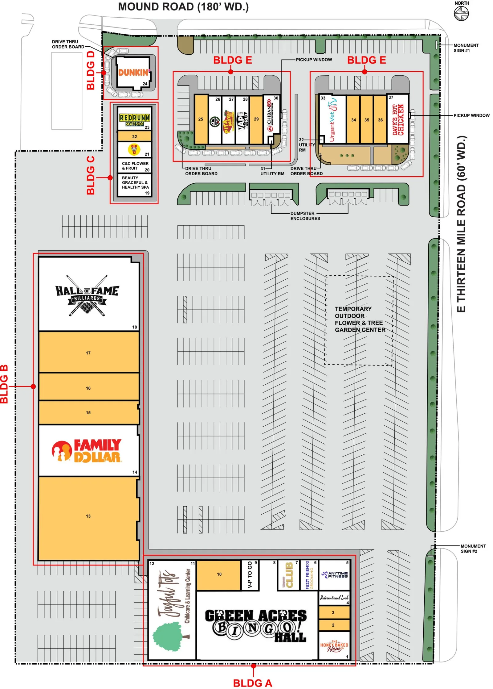 Village Plaza site plan