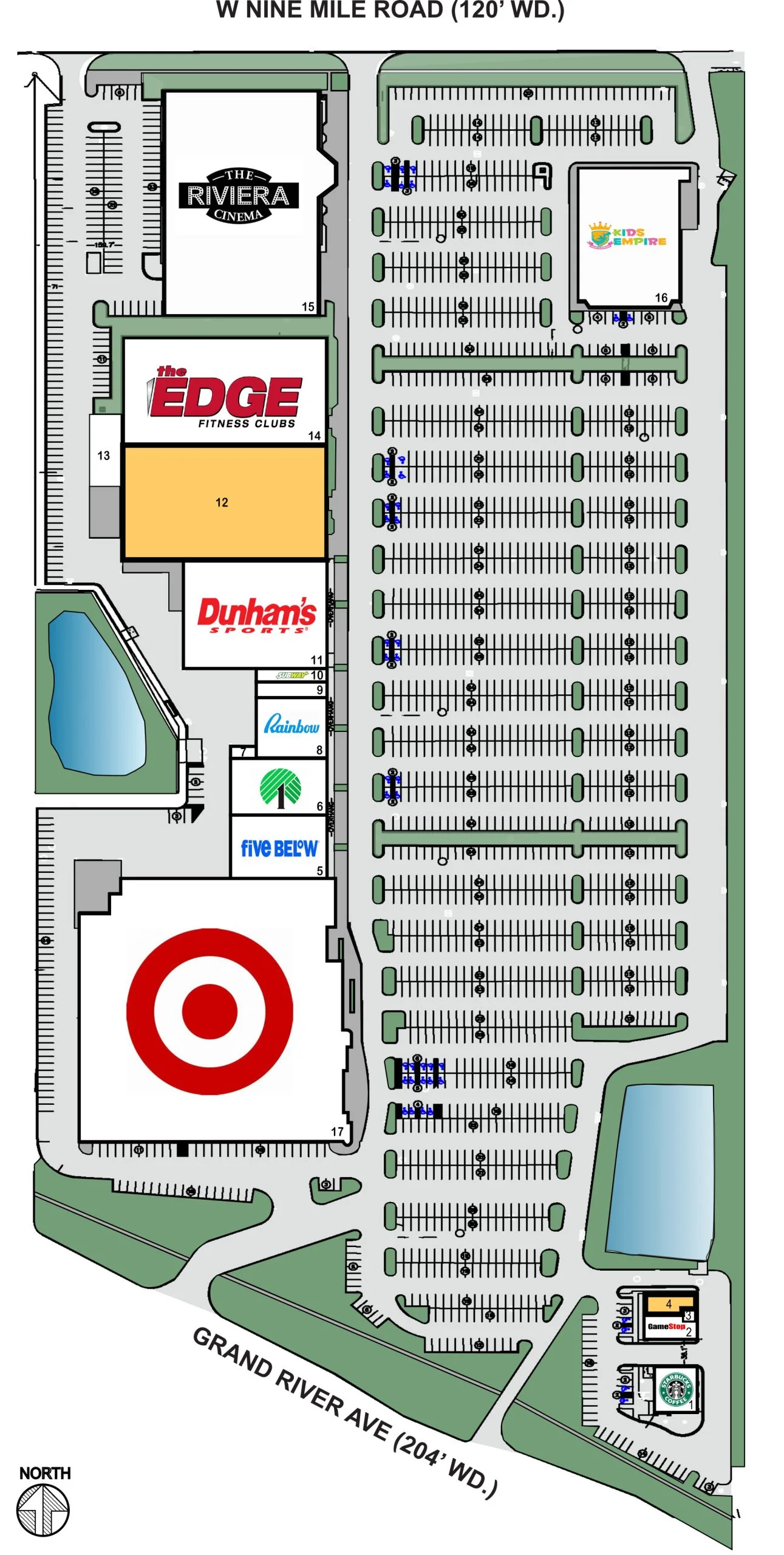 West River Shopping Center site plan